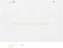 Tablet Screenshot of casaswoodlandstexas.com